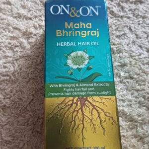 Huile ayurvédique Maha Bhringraj pour chute des cheveux et chevelure éclatante