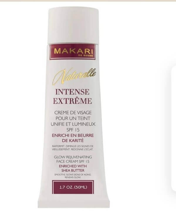 Makari Crème Hydratante Onctueuse SPF15 pour teint lumineux et peau protégée