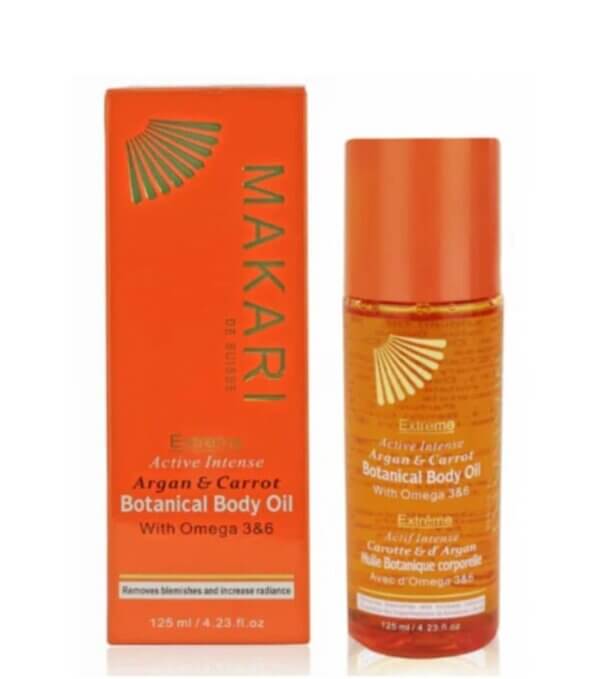 Makari Huile Botanique Active Intense pour peau nourrie et éclat naturel