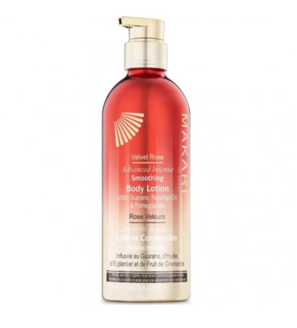 Makari Rose Velours Lait Corporel Éclaircissant pour peau douce et unifiée