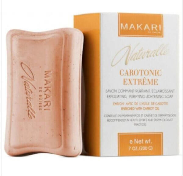 Makari Naturalle Savon Gommant Carotonic pour peau purifiée et teint unifié